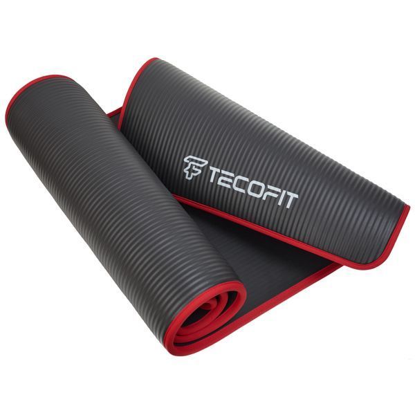 Коврик/мат TECOFIT NBR с отделкой края тканью 183x61x1 см Blue-Black + чехол-сумка в подарок (TOP18124795) TOP18124795 фото