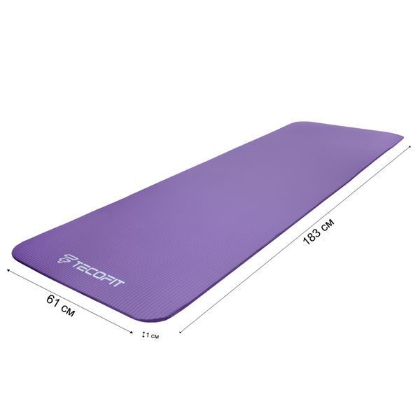 Килимок/мат TECOFIT NBR 183x61x1 см Фіолетовий + чохол-сумка у подарунок (TOP20106462/6) TOP20106462/6 фото