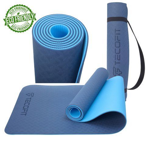 Dual Color TPE Mat / Двокольор. мат TPE 183*61*0.6cm/ (Blue+deep blue/Синій+голуб.) TOP18013825/6 TOP18013825/6 фото