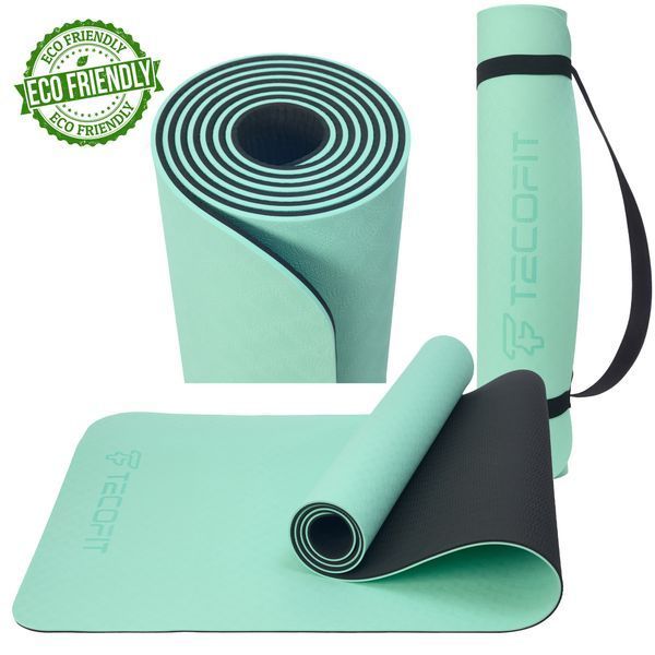 Коврик для йоги и фитнеса TECOFIT TPE + чехол (TOP18013825/5) TOP18013825/5 фото