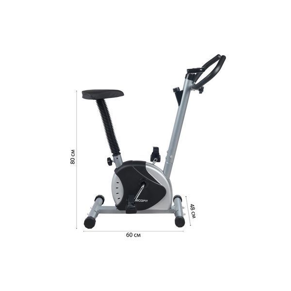 Велотренажер TECOFIT инфинитная система Grey Black JC-Z119 фото