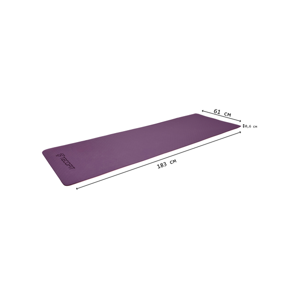 Dual Color TPE Mat / Двокольор. килим. TPE Size:183*61*0.6cm Purple+Pink TOP18013825/3 TOP18013825/3 фото